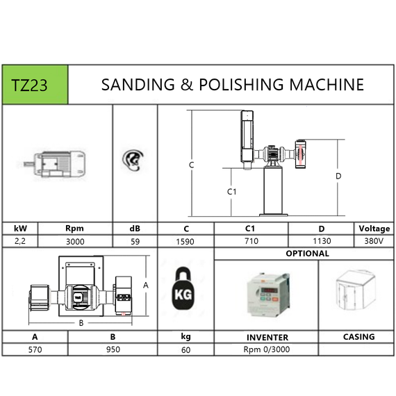 Sanding and Polishing Machine TZ23