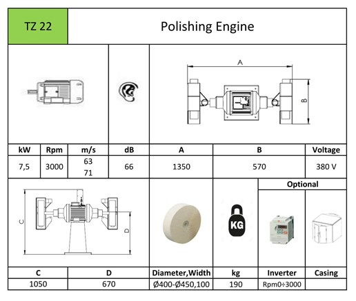 Polishing Motor TZ22