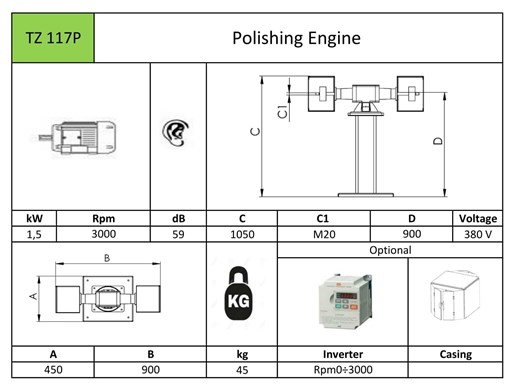 Polishing Motor TZ11-7P