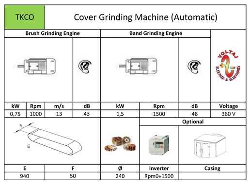 Cover Grinding Machine (automatic) TKCO