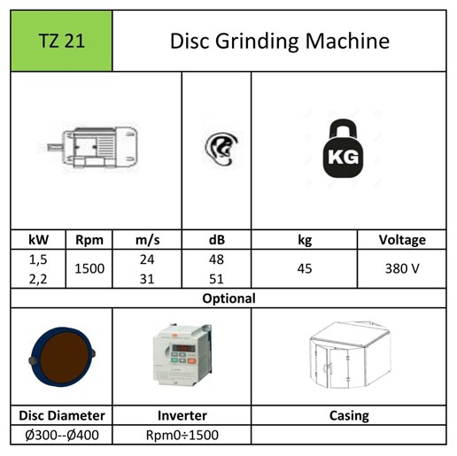 Disc Grinding Machine TZ21